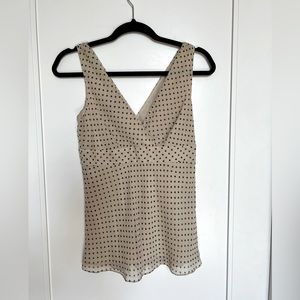 Tank top, side zipper, very comfortable. Size 2